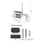 میز آشپزی تاشو نیچرهایک - Image 6