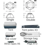 چادر کوهنوردی دو نفره نیچرهایک - Image 2