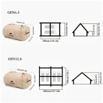 چادر بادی نیچرهایک air 6.3 inflatable tent - Image 8