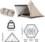 چادر اتوماتیک هرمی چهار طرفه نیچرهایک - Image 3