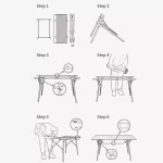 میز تاشو نیچرهایک - Image 8