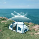 چادر بادی 3 نفره نیچرهایک inflatable tent - Image 2