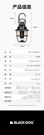 چراغ آویز بلک داگ - Image 3