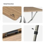 میز تاشو با ارتفاع قابل تنظیم نیچرهایک - Image 6