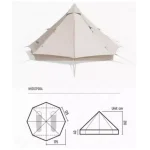 چادر سرخپوستی برزنتی نیچرهایک - Image 3