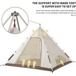 چادر اتوماتیک هرمی چهار طرفه نیچرهایک - Image 5