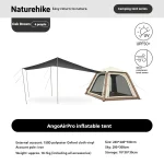چادر بادی چهار نفره با سایبان نیچرهایک four-person tent with canopy - Image 10
