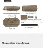 چادر نیچرهایک 4 نفره مدل Fullfly Gen - Image 12