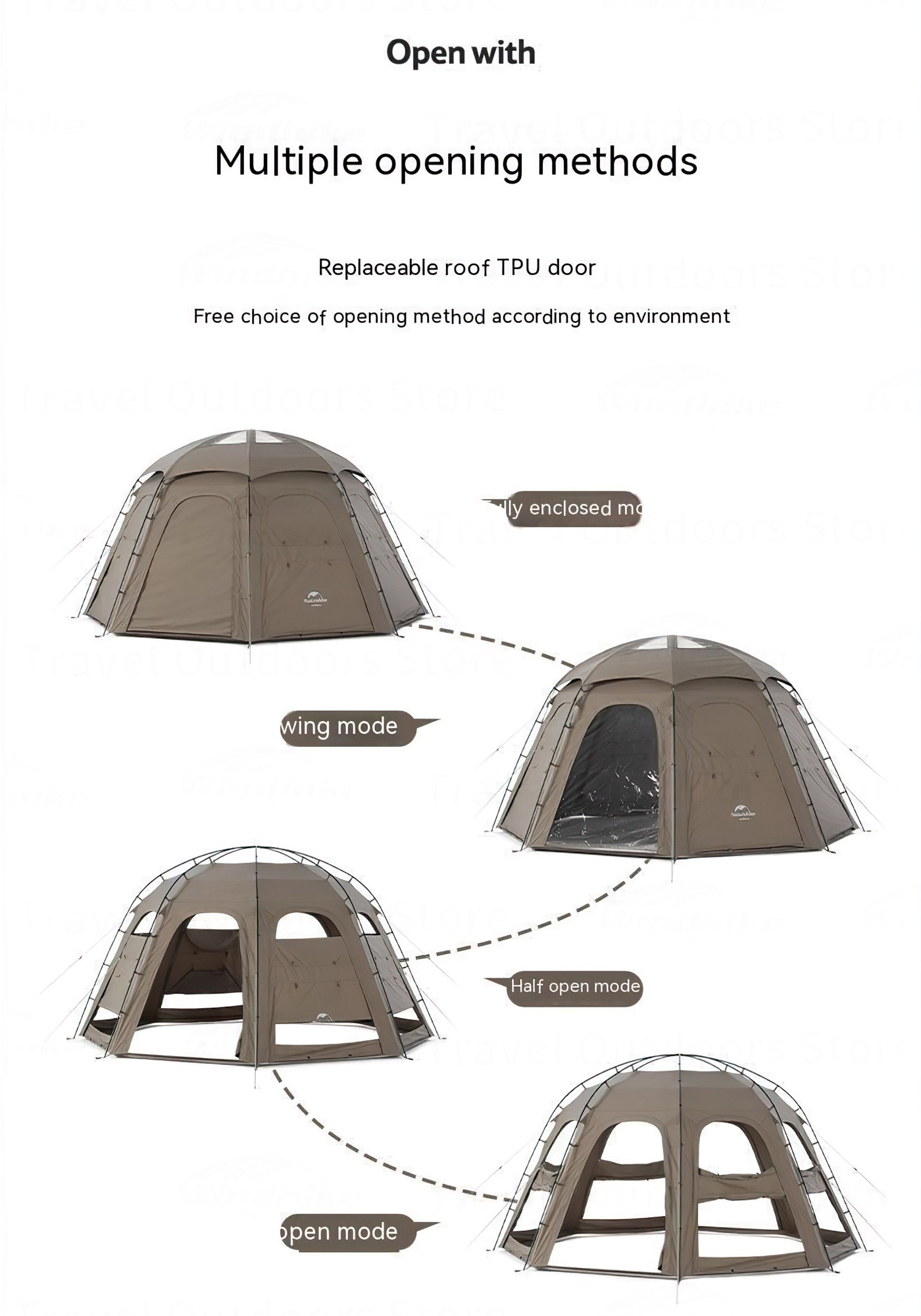 شلتر هشت ضلعی 4-5 نفره نیچرهایک - Image 4