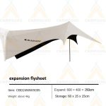 تارپ اتصال کانوپی بلک داگ 6 * 4 متر - Image 5