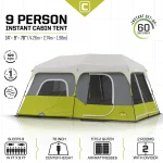 چادر  core اتومات – 9 نفره کمپینگ Core 9 Person Instant Cabin Tent - Image 4