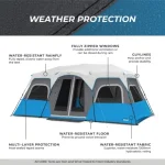 چادر اتومات  – 12 نفره کمپینگ چراغ دار Core 12 Person Lighted Instant Cabin Tent - Image 3