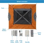 چادر6 نفره کمپینگ Core 6 Person Straight Wall Cabin Tent - Image 9