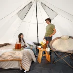 چادر سرخپوستی – 6 نفره کمپینگ چراغ دار Core 6 Person Lighted Bell Tent - Image 5