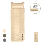 زیرانداز خود بادشو نیچرهایک ضخامت ۳ سانت  single Inflatable Mat sleeping pad - Image 12