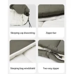 کیسه خواب نیچرهایک LD150 Envelope Camping Sleeping Bag - Image 5