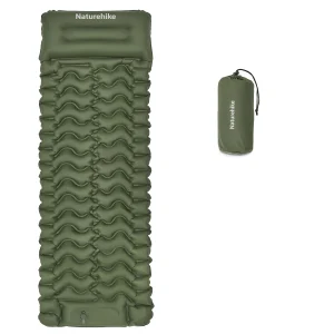 زیرانداز بادی نیچرهایک تک نفره – ضخامت 6.5 سانت – پمپ پدالی Naturehike FC01 Ultralight Single Inflatable Sleeping Pad