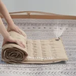 زیرانداز خود بادشو نیچرهایک ضخامت ۳ سانت  single Inflatable Mat sleeping pad - Image 5