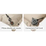 زیرانداز خود بادشو نیچرهایک ضخامت ۳ سانت  single Inflatable Mat sleeping pad - Image 7