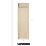 زیرانداز خود بادشو نیچرهایک ضخامت ۳ سانت  single Inflatable Mat sleeping pad - Image 8