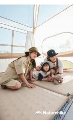 زیرانداز خود بادشو نیچرهایک ضخامت ۳ سانت  single Inflatable Mat sleeping pad - Image 10