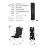 صندلی تک نفره تاشو پایه آلومینیومی نچیرهایک - Image 4